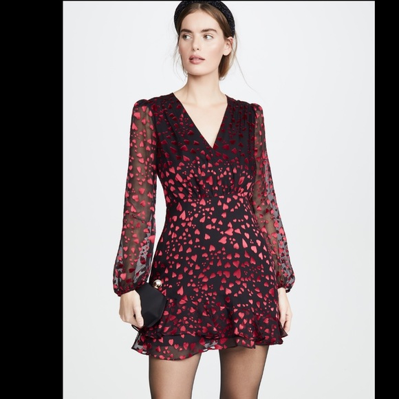 SALONI | Dresses | Saloni Heart Print 
